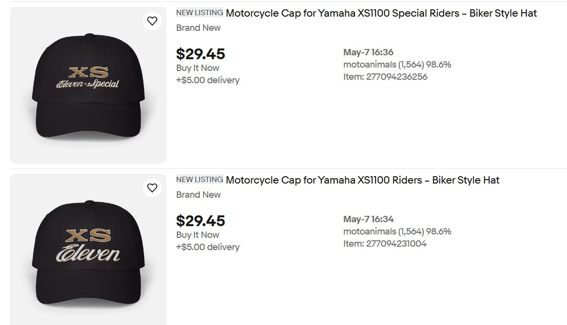 Click image for larger version

Name:	XS11 hats.jpg
Views:	30
Size:	102.3 KB
ID:	884589