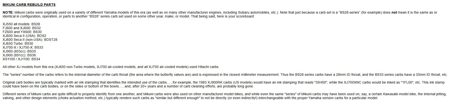 Click image for larger version

Name:	XJ XS carb info.jpg
Views:	50
Size:	176.4 KB
ID:	886455