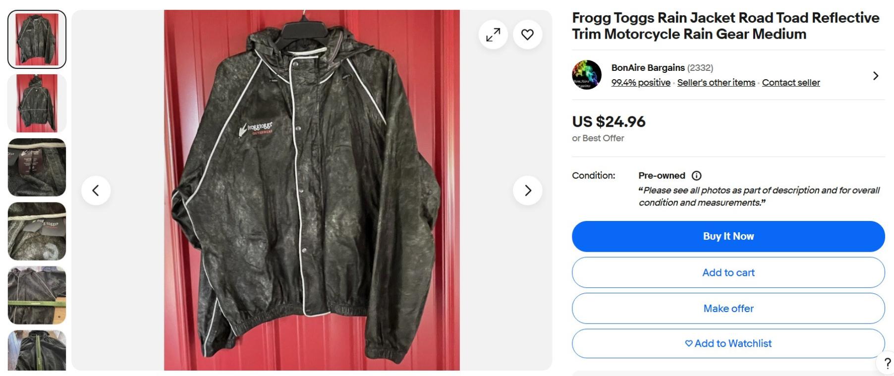 Click image for larger version

Name:	Frogg Toggs Rain Jacket.jpg
Views:	65
Size:	139.7 KB
ID:	886713