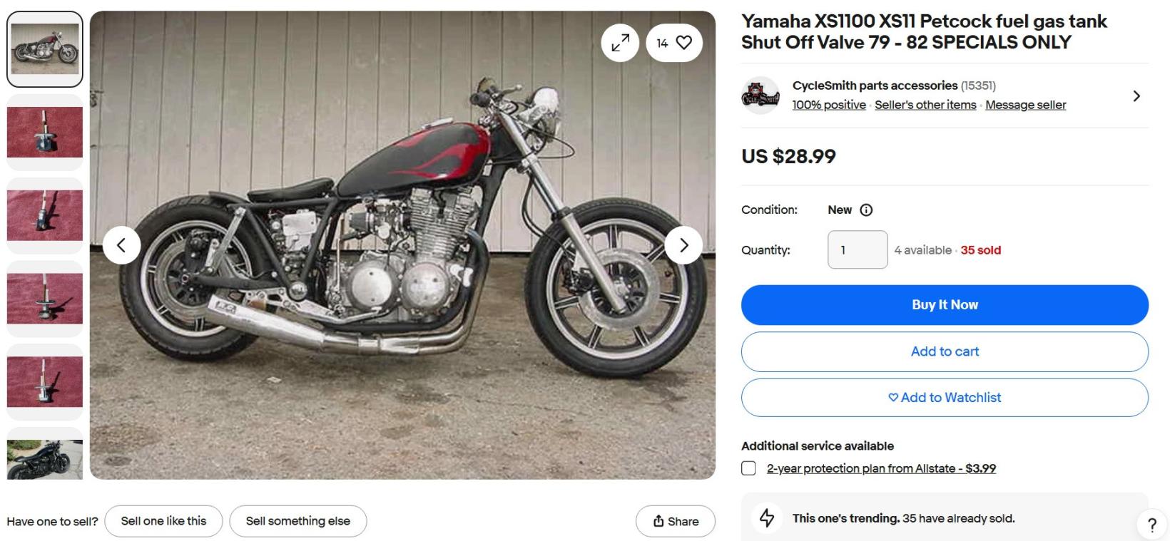 Click image for larger version

Name:	XS11 Special Only Petcock.jpg
Views:	0
Size:	156.9 KB
ID:	888655